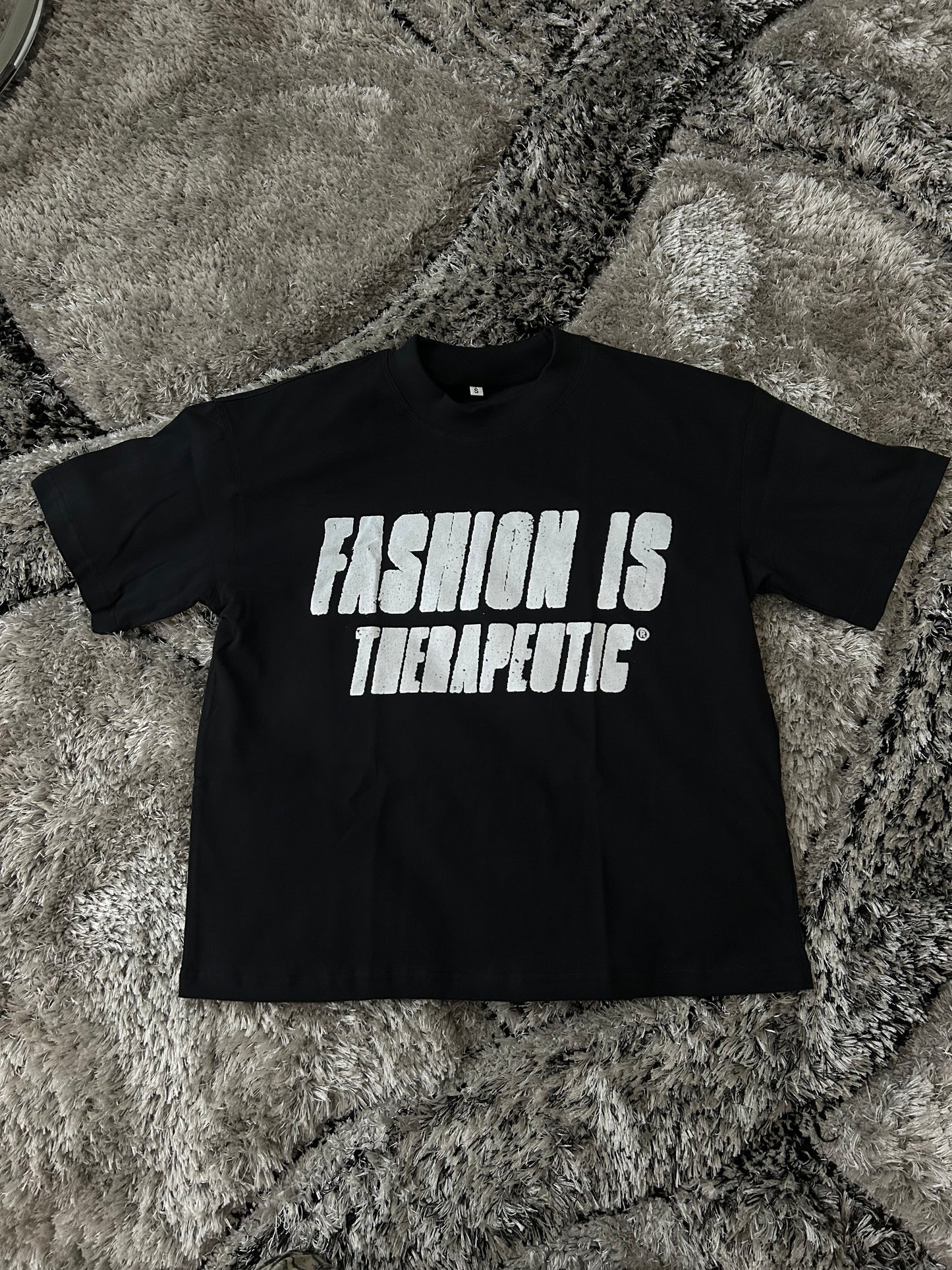 BLACK SANCTION THERAPEUTIC OVERSIZED TEE “WHITE”